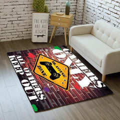 Soft Game Patterned Area Rug for Living Room and Bedroom