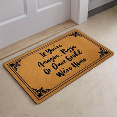 Pizza Or Dave Grohl We're Home Funny Doormat 59 X 39