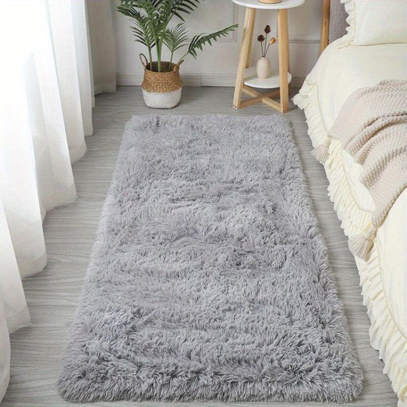 Soft Plush Area Rugs Non-slip Fuzzy Shag Plush Tie Dyed Living Room Carpet