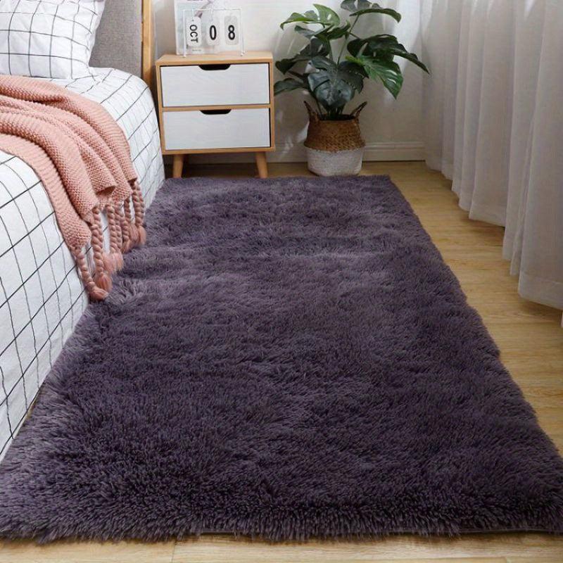 Soft Plush Area Rugs Non-slip Fuzzy Shag Plush Tie Dyed Living Room Carpet