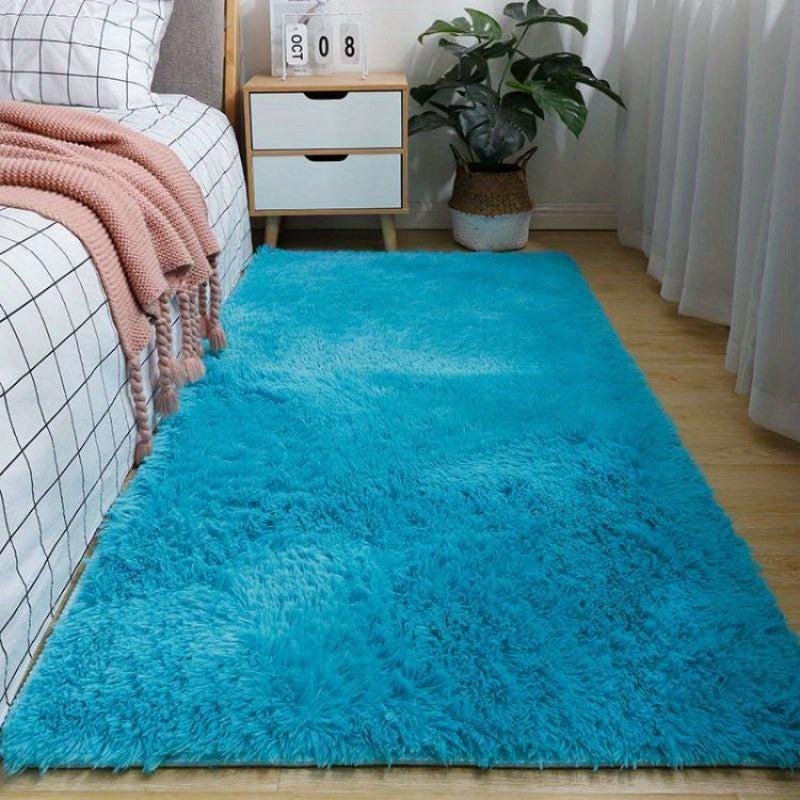 Soft Plush Area Rugs Non-slip Fuzzy Shag Plush Tie Dyed Living Room Carpet