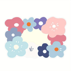 Geometric Shaped Flower Rug Soft Living Room Carpet