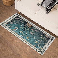 Retro Flower Patterned Non-slip Carpet 23.6x47.2in