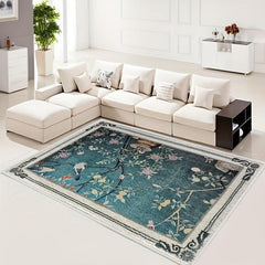 Retro Flower Patterned Non-slip Carpet 23.6x47.2in