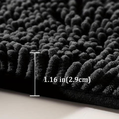 Soft Cozy Shaggy Bathroom Rug Non Slip Bath Mat