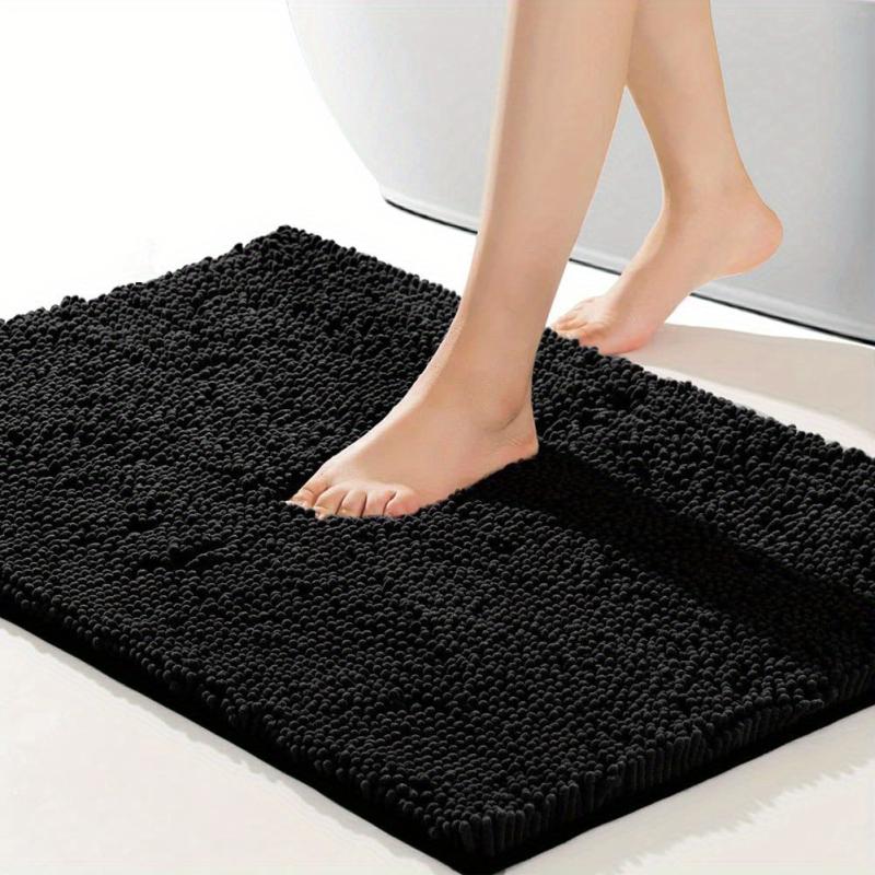 Soft Cozy Shaggy Bathroom Rug Non Slip Bath Mat