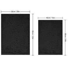 Soft Cozy Shaggy Bathroom Rug Non Slip Bath Mat