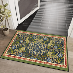 Vintage Floral Memory Foam Kitchen Rug Soft Anti Fatigue Mat