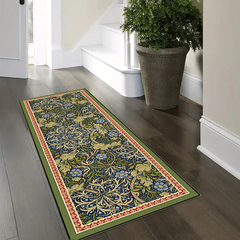 Vintage Floral Memory Foam Kitchen Rug Soft Anti Fatigue Mat