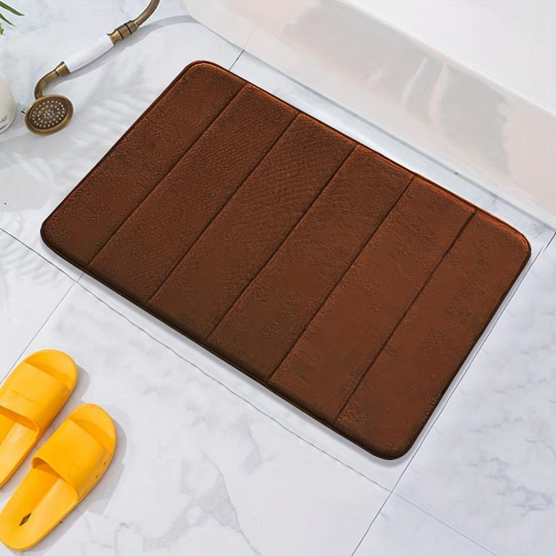Extra Thick Memory Foam Bath Mat Absorbent Non-slip Bathroom Floor Mat