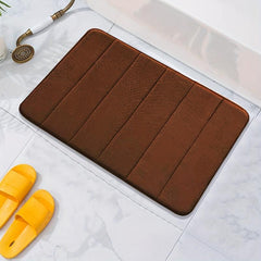 Extra Thick Memory Foam Bath Mat Absorbent Non-slip Bathroom Floor Mat
