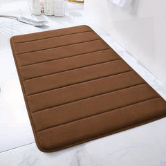 Extra Thick Memory Foam Bath Mat Absorbent Non-slip Bathroom Floor Mat