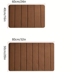Extra Thick Memory Foam Bath Mat Absorbent Non-slip Bathroom Floor Mat