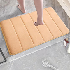 Extra Thick Memory Foam Bath Mat Absorbent Non-slip Bathroom Floor Mat