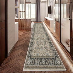 Non Slip Vintage Runner Rug Machine Washable Stain Resistant Traditional Indoor