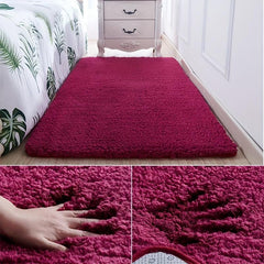 Soft Plush Shaggy Area Rugs Fluffy Floor Carpet Bedroom Living Room Bedside Rugs