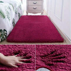 Soft Plush Shaggy Area Rugs Fluffy Floor Carpet Bedroom Living Room Bedside Rugs