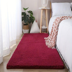 Soft Plush Shaggy Area Rugs Fluffy Floor Carpet Bedroom Living Room Bedside Rugs