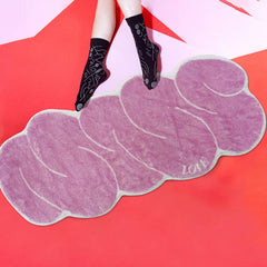 1pc LOVE Soft Waterproof Non Slip Kitchen Rug Set