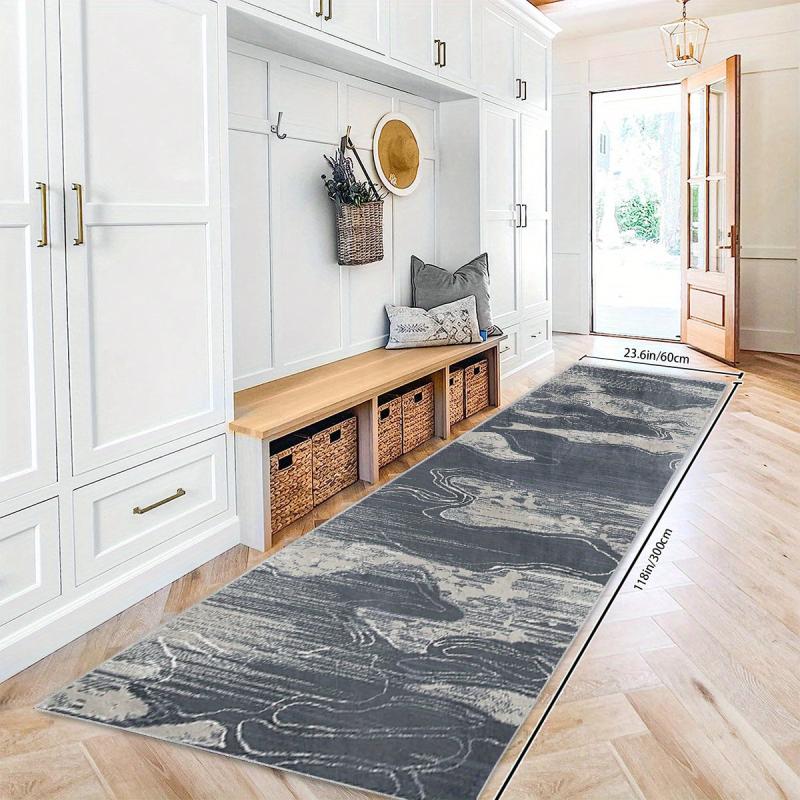 Soft and Non Slip Runner Rug for Laundry Room Hallway Kitchen