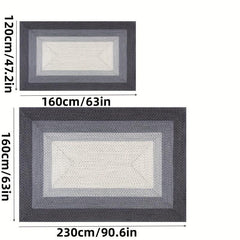 Deff Fleece Washable TPR Mat Living Room Soft Non-slip Carpet