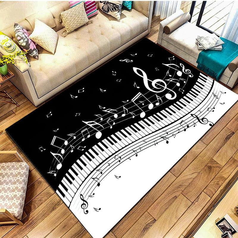 Piano Keyboard Note Anti-fatigue Kitchen Mat