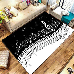 Piano Keyboard Note Anti-fatigue Kitchen Mat