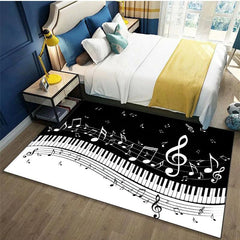 Piano Keyboard Note Anti-fatigue Kitchen Mat