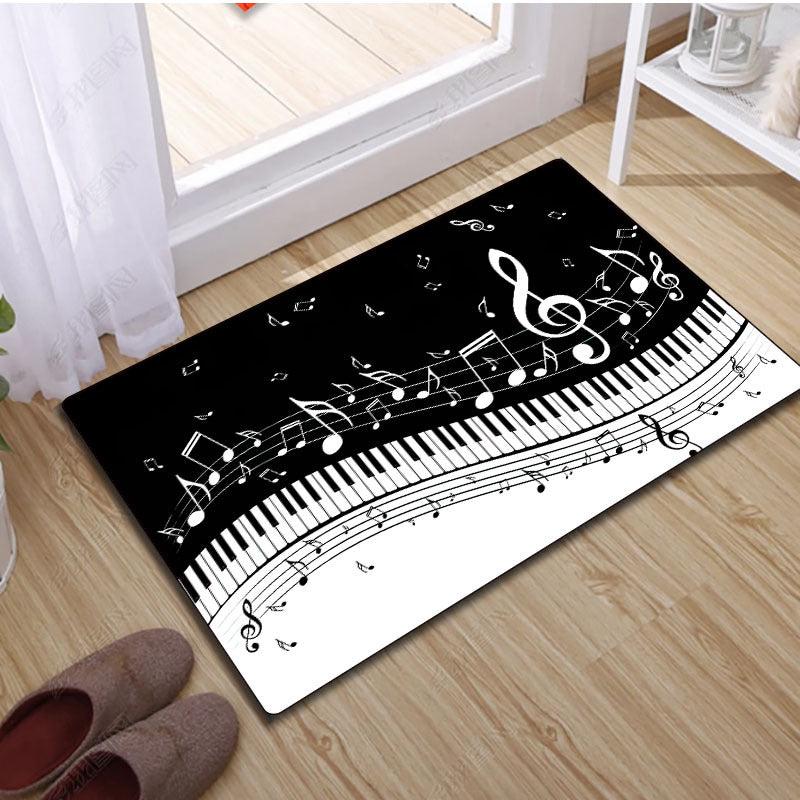 Piano Keyboard Note Anti-fatigue Kitchen Mat