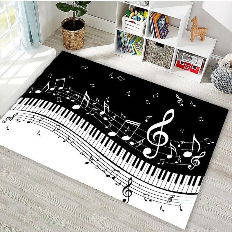 Piano Keyboard Note Anti-fatigue Kitchen Mat