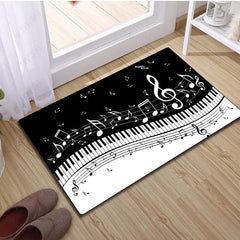Piano Keyboard Note Anti-fatigue Kitchen Mat