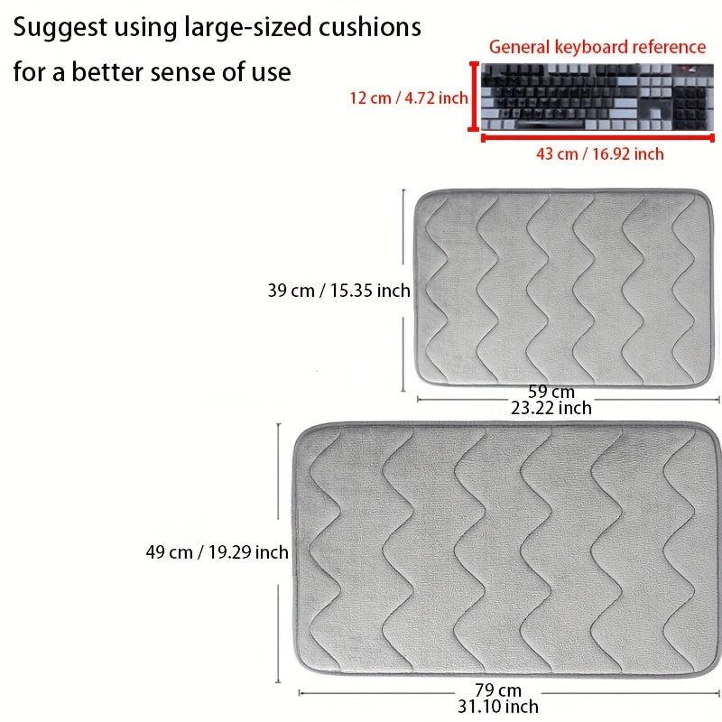Soft Memory Foam Bath Mat Anti Slip & Absorbent Machine Washable Thick Bath Rug