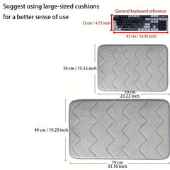 Soft Memory Foam Bath Mat Anti Slip & Absorbent Machine Washable Thick Bath Rug