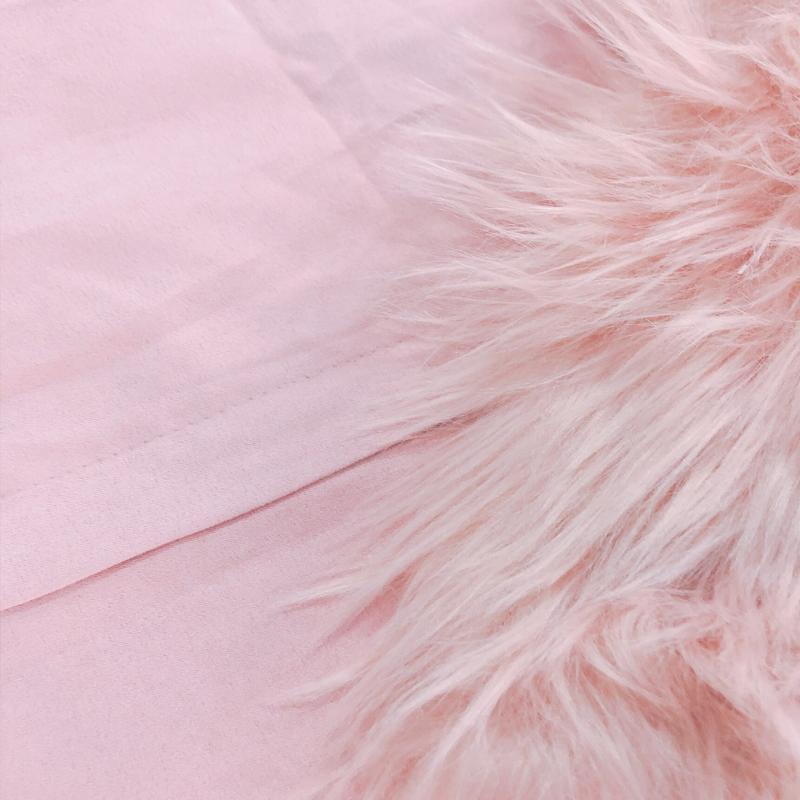 Soft Pink Heart Pillowcase for Living Room Sofa & Bedroom