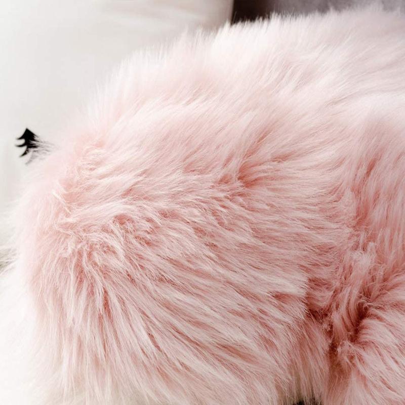 Soft Pink Heart Pillowcase for Living Room Sofa & Bedroom