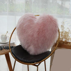 Soft Pink Heart Pillowcase for Living Room Sofa & Bedroom
