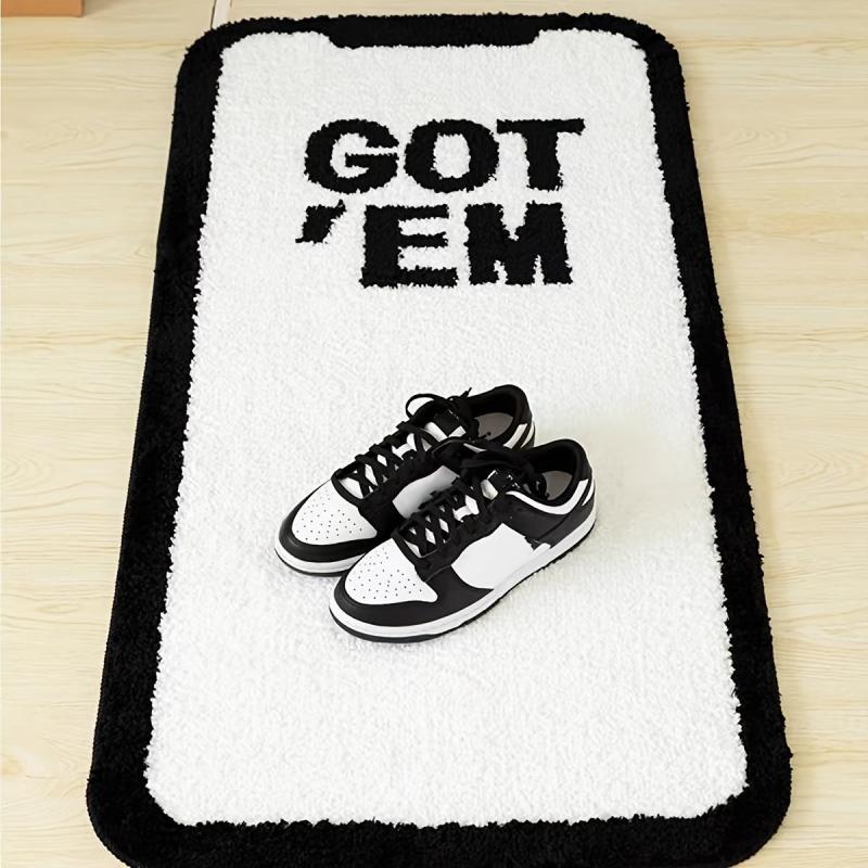 Personalized Mobile Phone Pattern Carpet Anti-Slip Absorbent Foot Pad