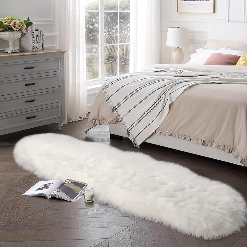Ultra Soft Faux Fur Shag Rug for Bedroom Living Room