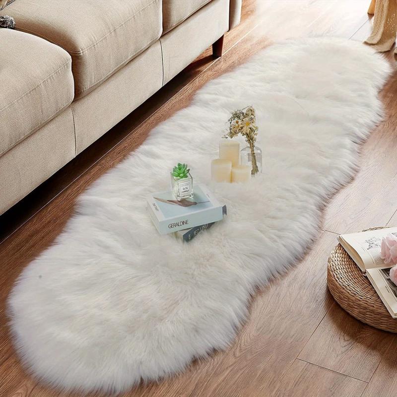 Ultra Soft Faux Fur Shag Rug for Bedroom Living Room