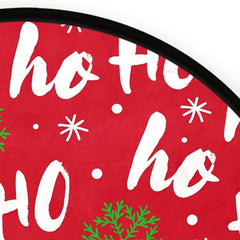 Round Christmas Kitchen Rug Flannel Living Room Rug