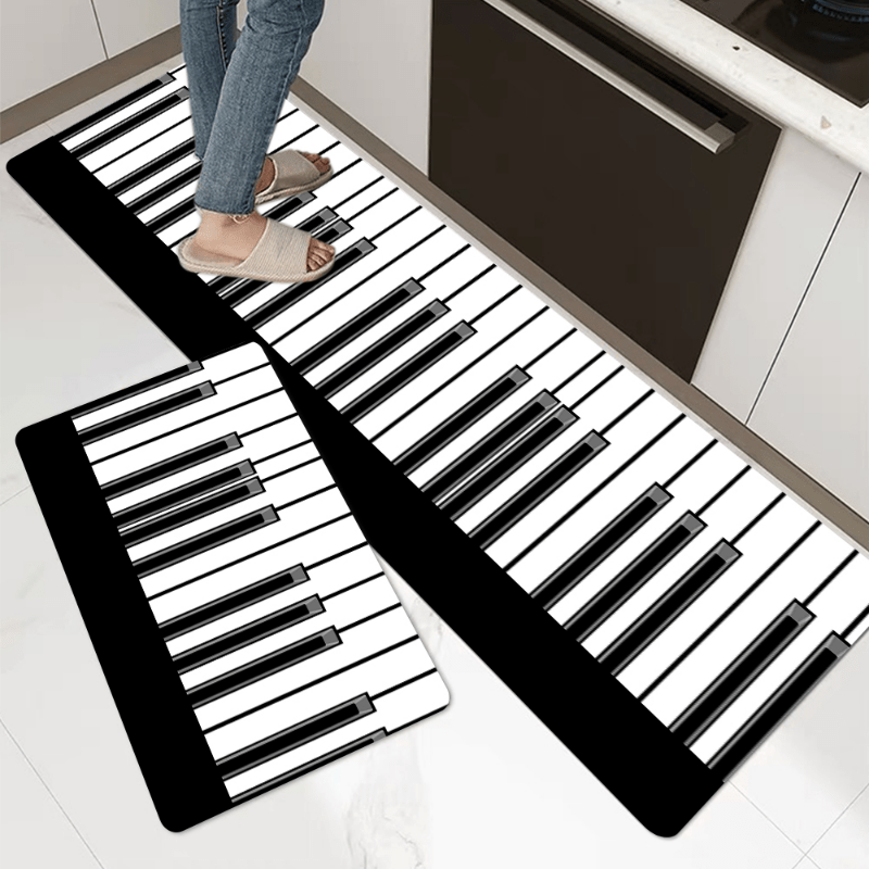Waterproof Non Slip Kitchen Floor Mat Washable Indoor Rug Protects Floors
