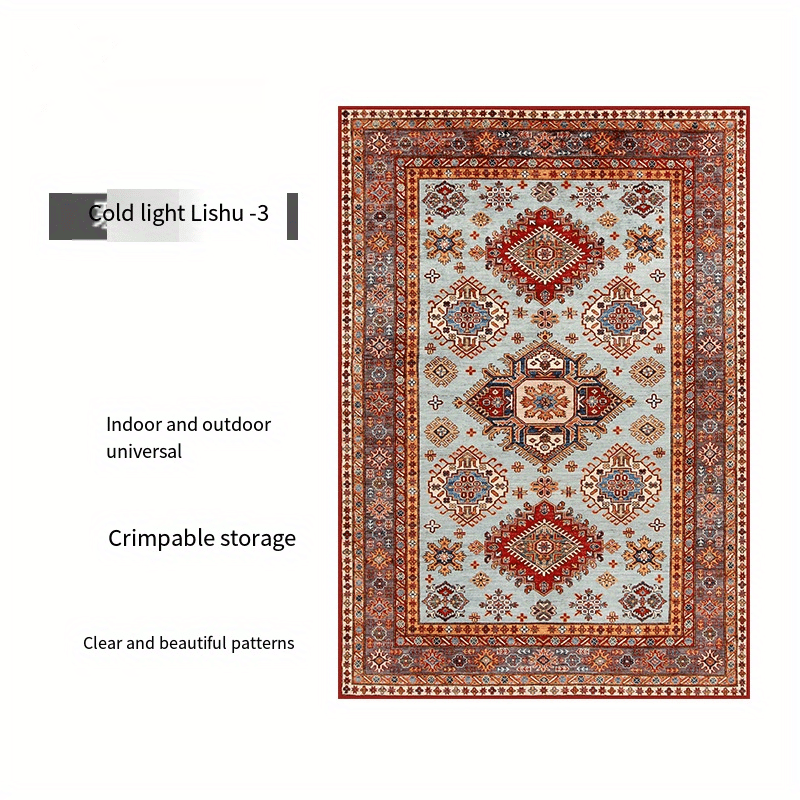 Boho Area Rugs Persian Homestay Carpet for Living Room Sofa End Table