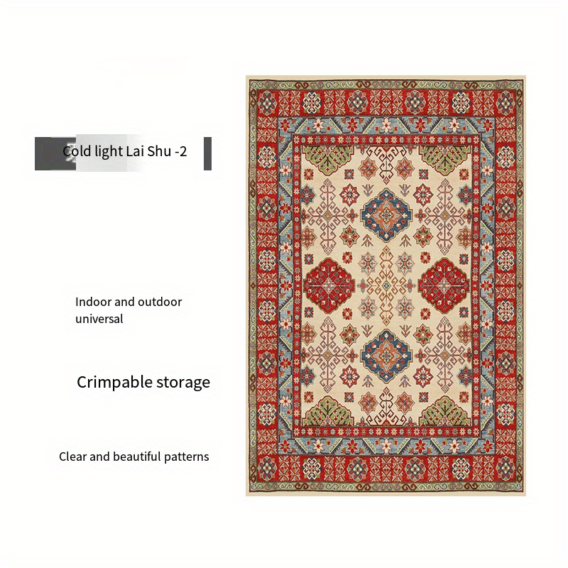 Boho Area Rugs Persian Homestay Carpet for Living Room Sofa End Table