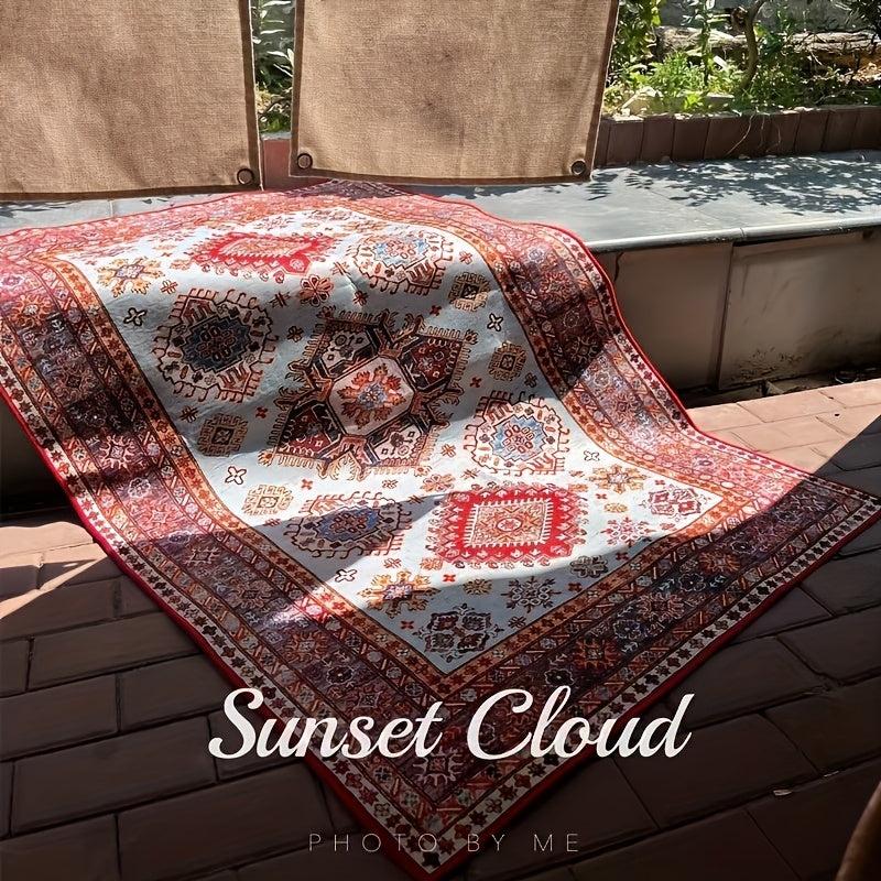 Boho Area Rugs Persian Homestay Carpet for Living Room Sofa End Table