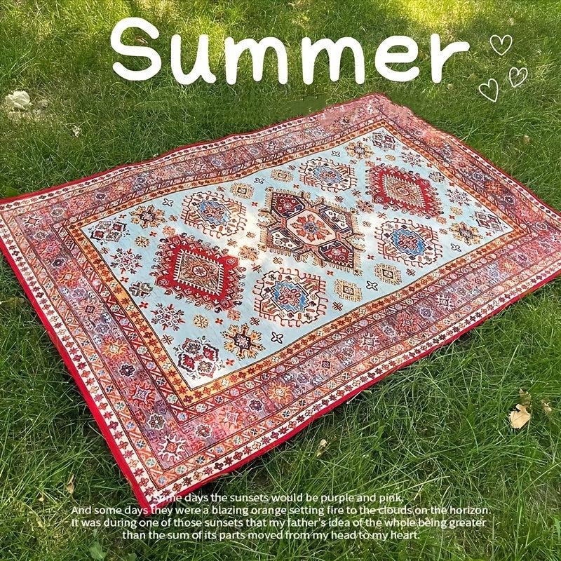 Boho Area Rugs Persian Homestay Carpet for Living Room Sofa End Table