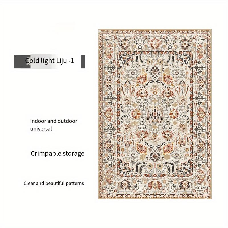 Boho Area Rugs Persian Homestay Carpet for Living Room Sofa End Table