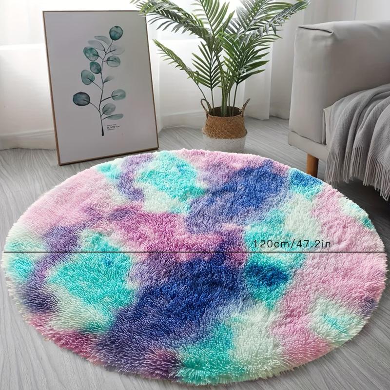 Soft Silk Wool Carpet for Living Room Bedroom Sofa Tea Table Bedside Plush Floor