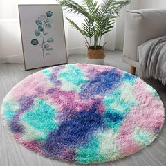 Soft Silk Wool Carpet for Living Room Bedroom Sofa Tea Table Bedside Plush Floor