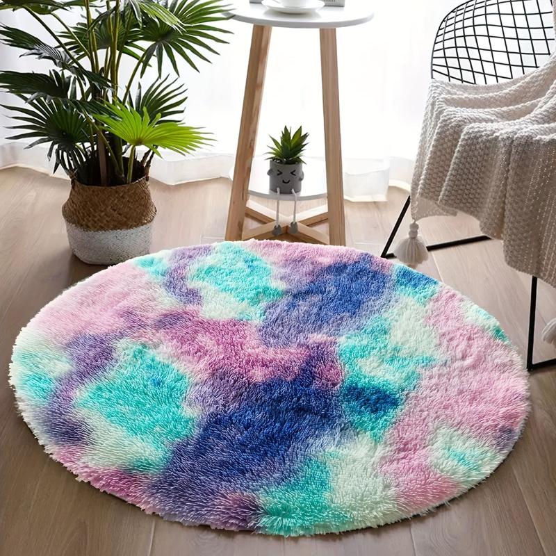 Soft Silk Wool Carpet for Living Room Bedroom Sofa Tea Table Bedside Plush Floor