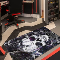 Halloween Skeleton Fluffy Area Rug for Bedroom Living Room